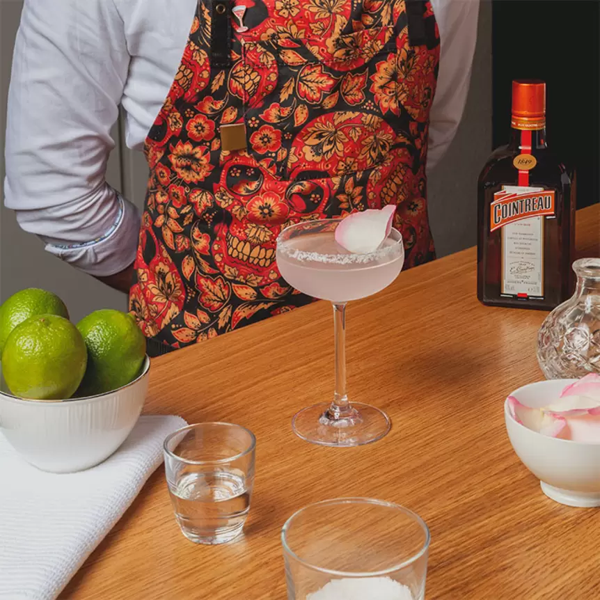 Pink margarita How to make cocktail recipe Cointreau Australia